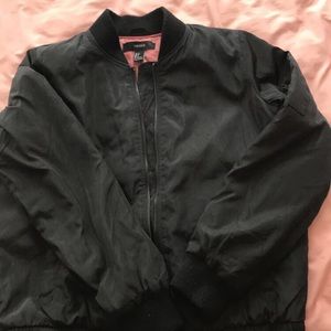 Forever 21 zip up bomber jacket